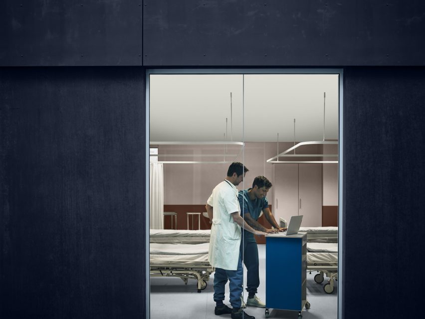 Exterior of a hospital