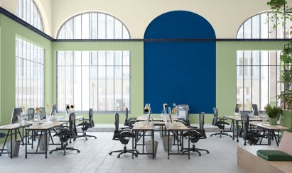 Render of an office