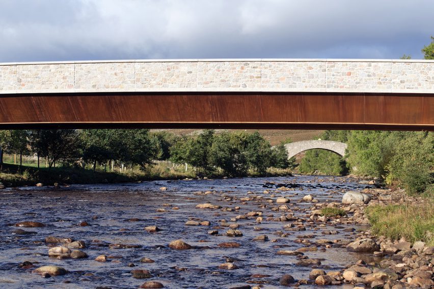Gairnshiel Jubilee Bridge in Aberdeenshire by Moxon Architects