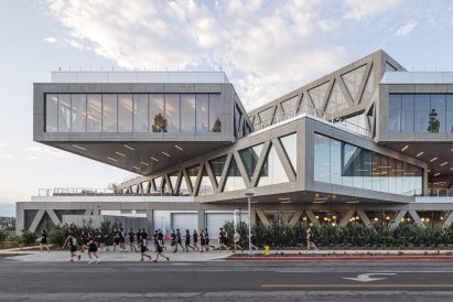 Building made of two volumes by BIG
