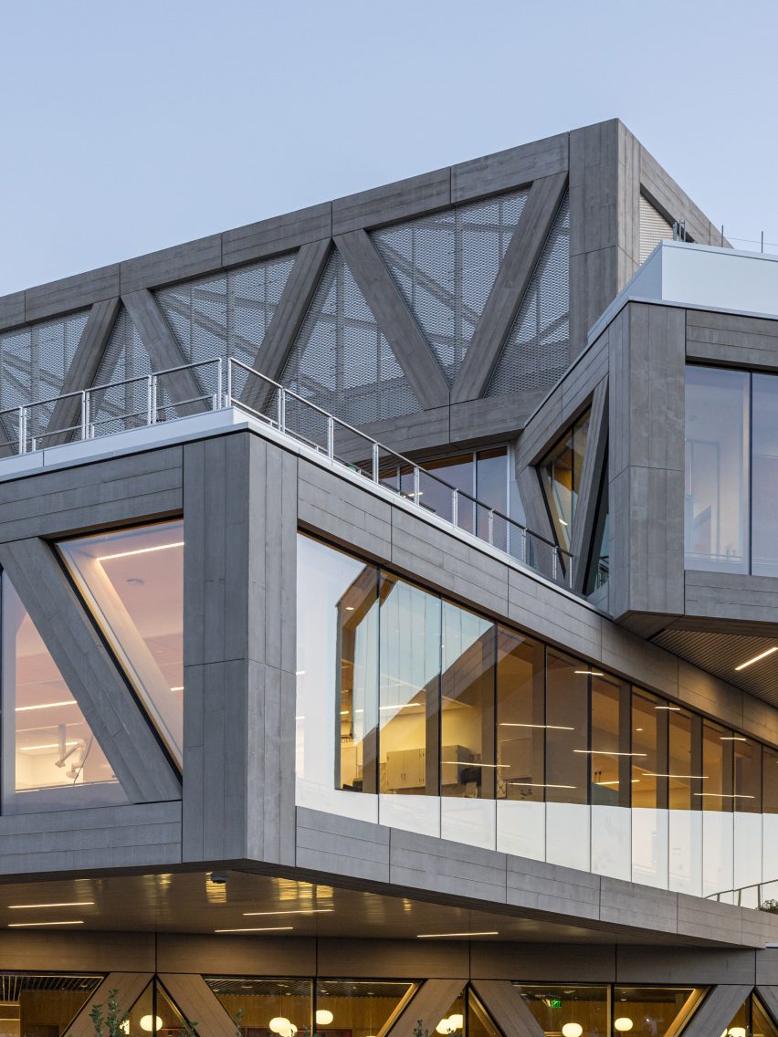 Building made of two volumes by BIG