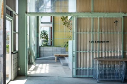 Interior of Teshima Factory