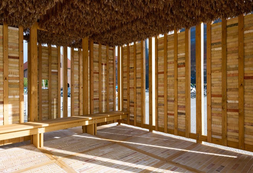 Inside Out, Downside Up pavilion by Slaatto Morsbøl