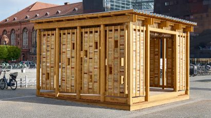 Inside Out, Downside Up pavilion by Slaatto Morsbøl