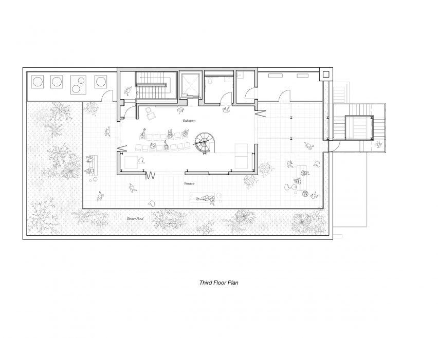 Third floor plan