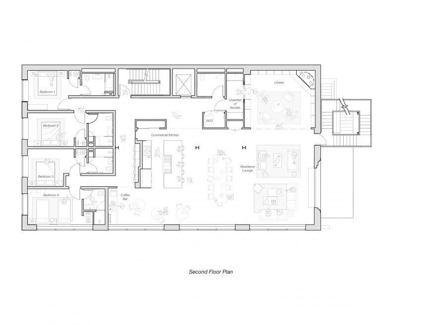 Second floor plan