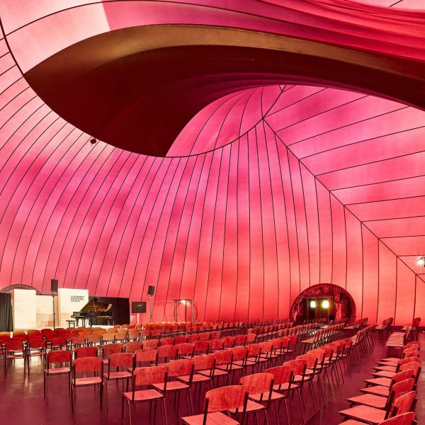 Inflatable concert hall