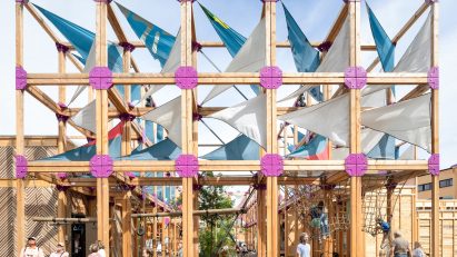 Bouwurk temporary festival venue by Overtreders W