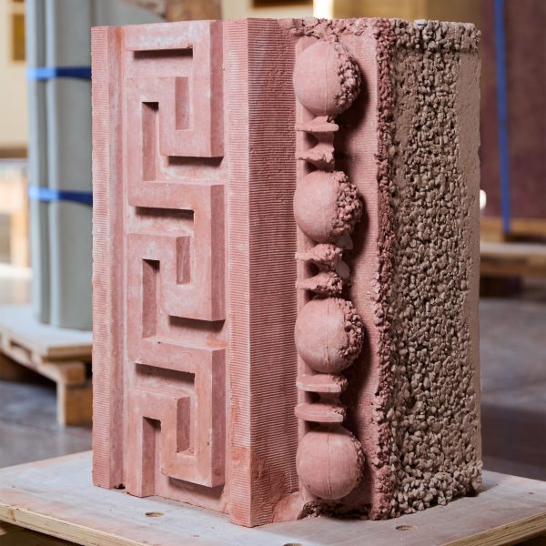 Poured Earth cast sample by Matter at Hand