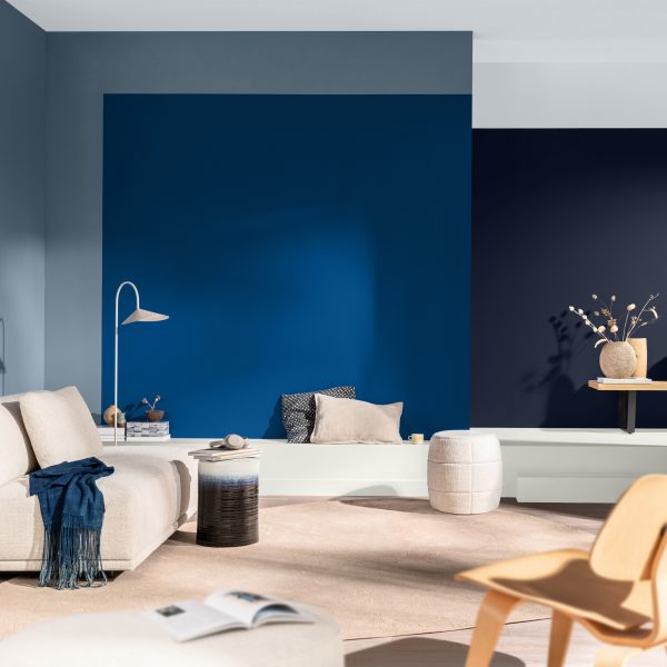Rhythm of Blues Dulux Colour of the Year 2026 in a living room