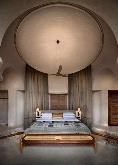 Interior of safari resort in Kenya
