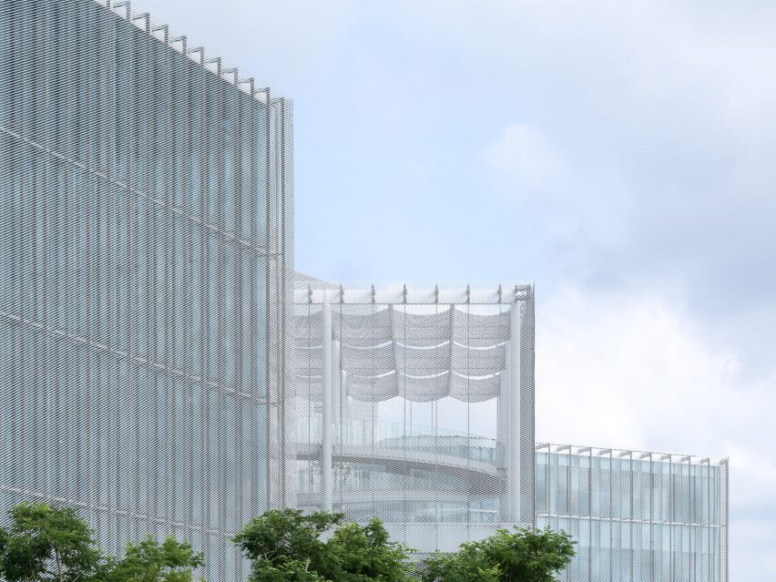 Taichung Green Museumbrary in Taiwan by SANAA