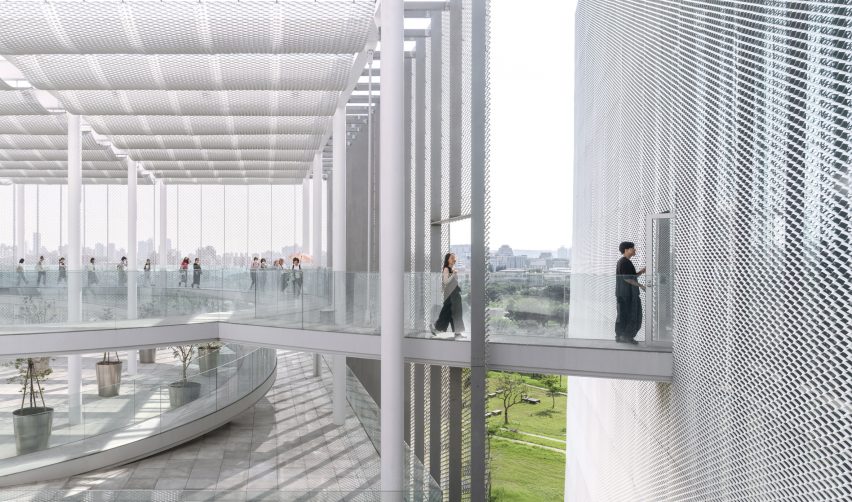 Taichung Green Museumbrary in Taiwan by SANAA