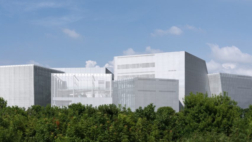 Taichung Green Museumbrary in Taiwan by SANAA