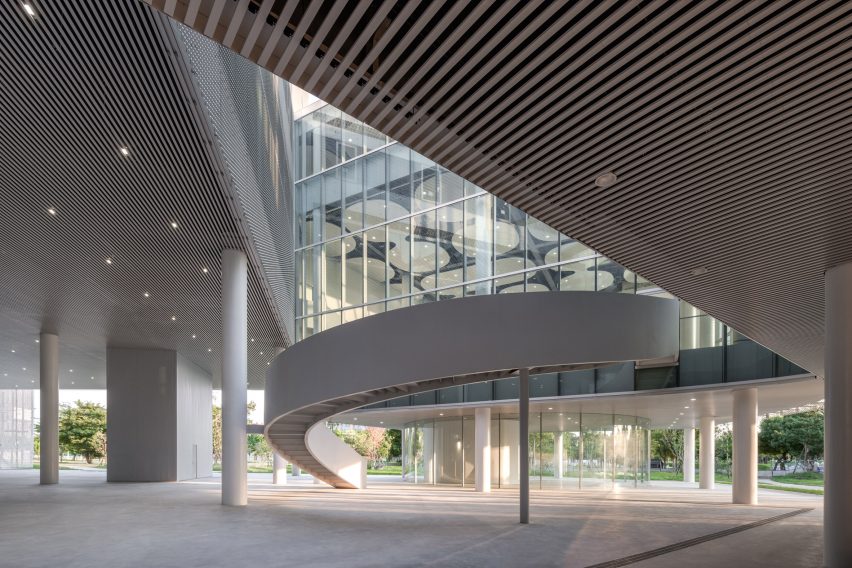Taichung Green Museumbrary in Taiwan by SANAA