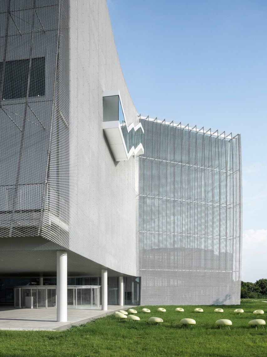 Taichung Green Museumbrary in Taiwan by SANAA