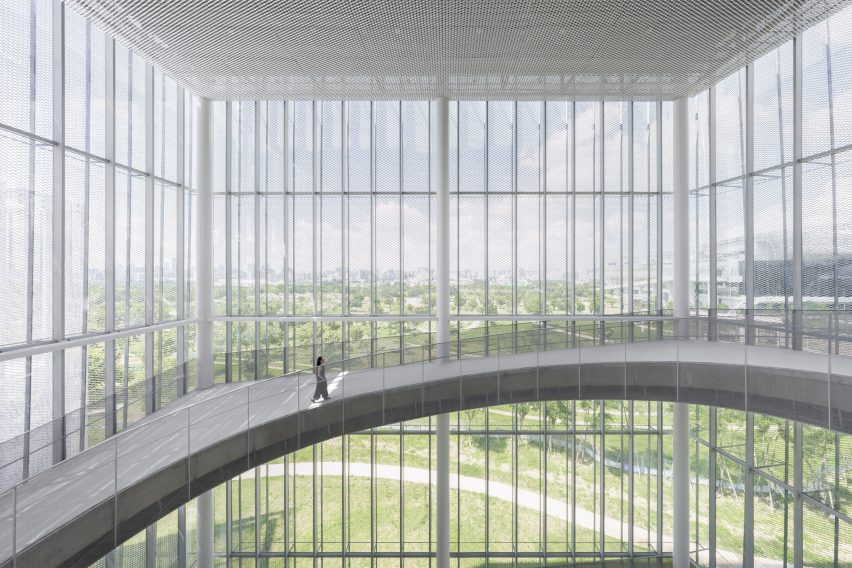 Taichung Green Museumbrary in Taiwan by SANAA