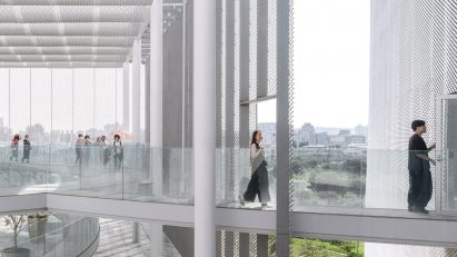 Taichung Green Museumbrary in Taiwan by SANAA