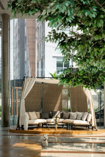 Teepee pavilion by Apirat Boonruangthaworn for Hawaii Thai