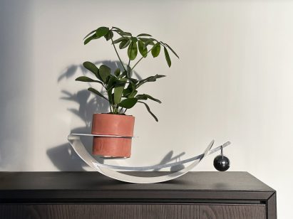 Tilt planter designed by Central Saint Martins graduate Doris Xu