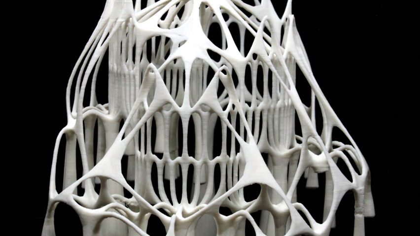 a 3d-printed model