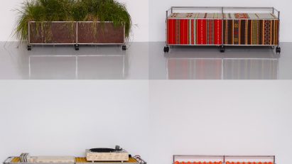 Norwegian designers use reclaimed materials to customise USM Haller furniture