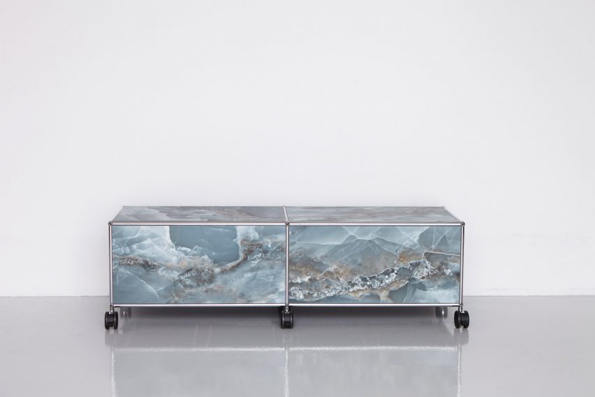 Martin A Andersen's USM Haller Re-Framed with Fired Earth panels