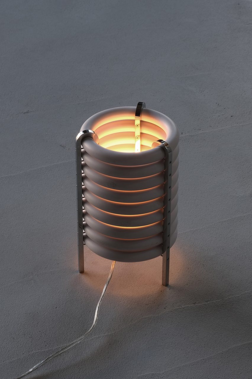 WA table lamp designed by Akasaki & Vanhuyse for Tokyu Corporation