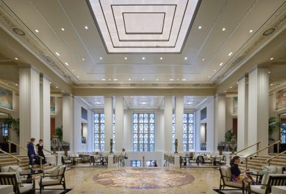 The Waldorf Astoria's Park Avenue foyer