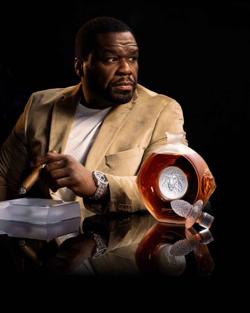 505 Edition Branson Cognac bottle by 50 Cent and Lalique