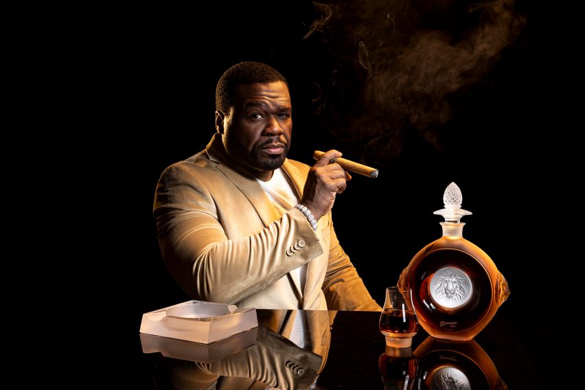 505 Edition Branson Cognac bottle by 50 Cent and Lalique