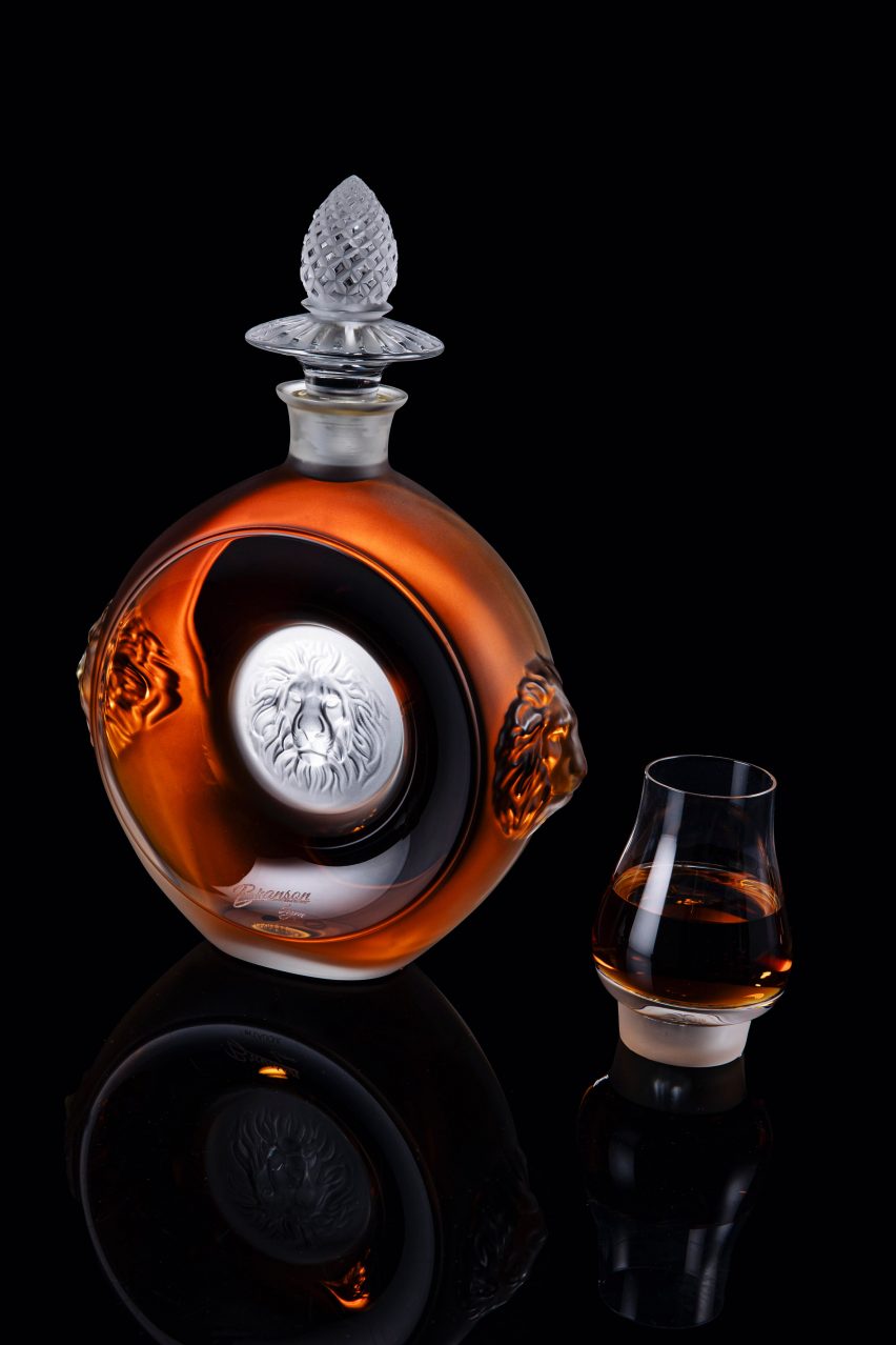 505 Edition Branson Cognac bottle by 50 Cent and Lalique