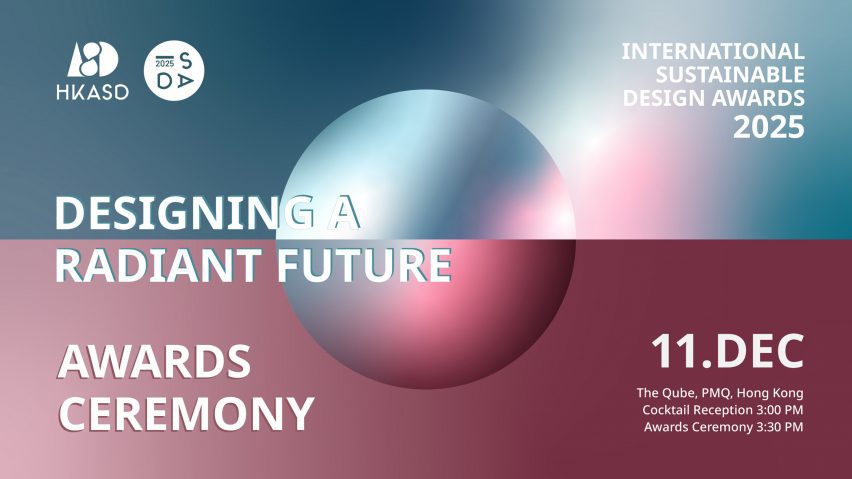 Graphic for the International Sustainable Design Awards (ISDA) 2025