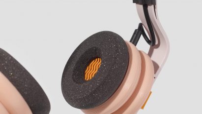 Close up of the Kibu headphones