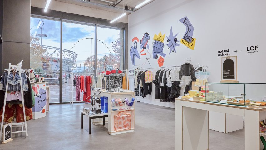 Photo of Not Just a Shop x LCF Founders Club pop-up shop