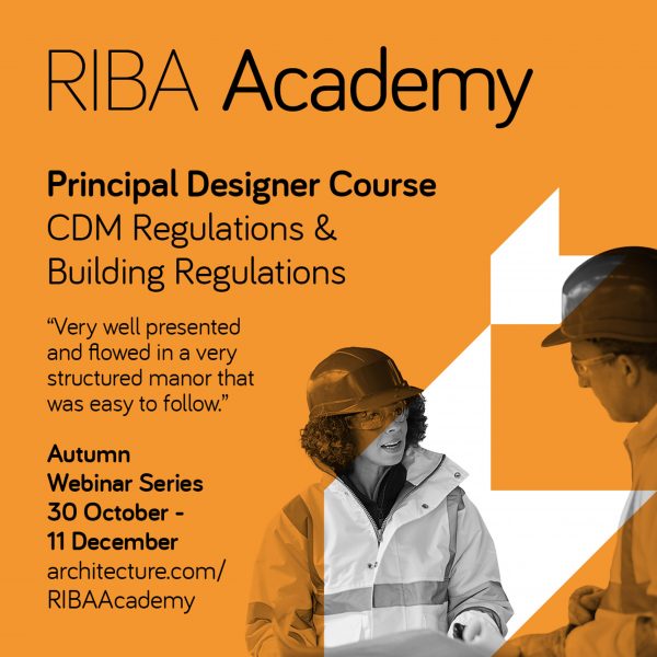 Graphic for RIBA Principal Designer Course Autumn 2025