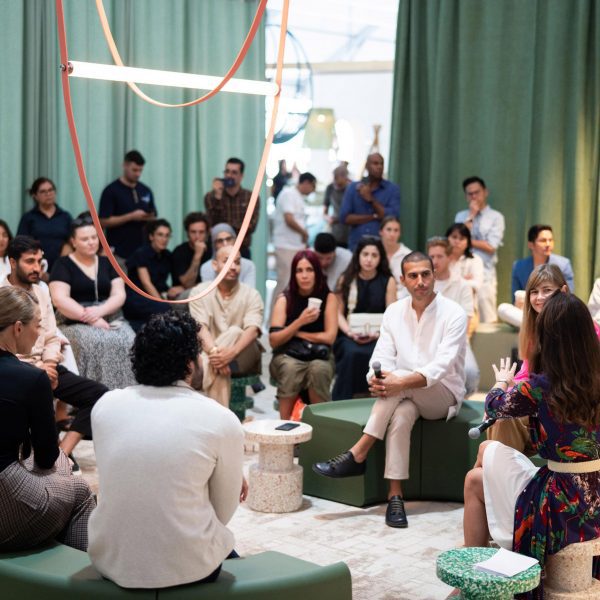Photo of people at the Forum, Downtown Design