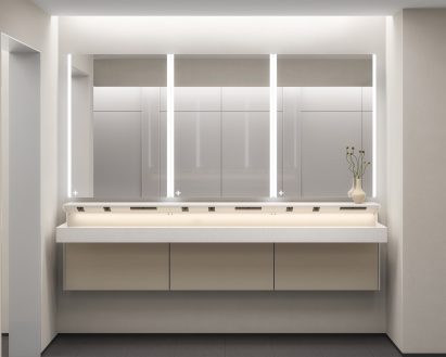 Splash Lab Lumashelf in white 