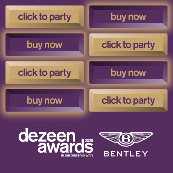 Join guests from around the world at the Dezeen Awards 2025 party