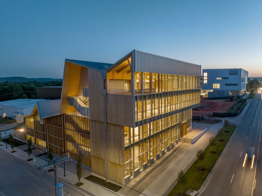 Anthony Timberlands Center for Design and Materials Innovation by Grafton Architects