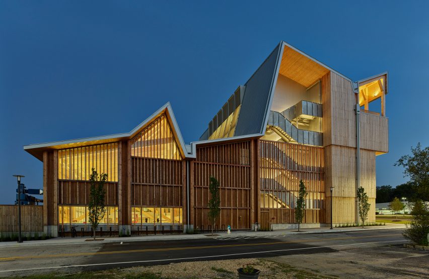 Anthony Timberlands Center for Design and Materials Innovation by Grafton Architects