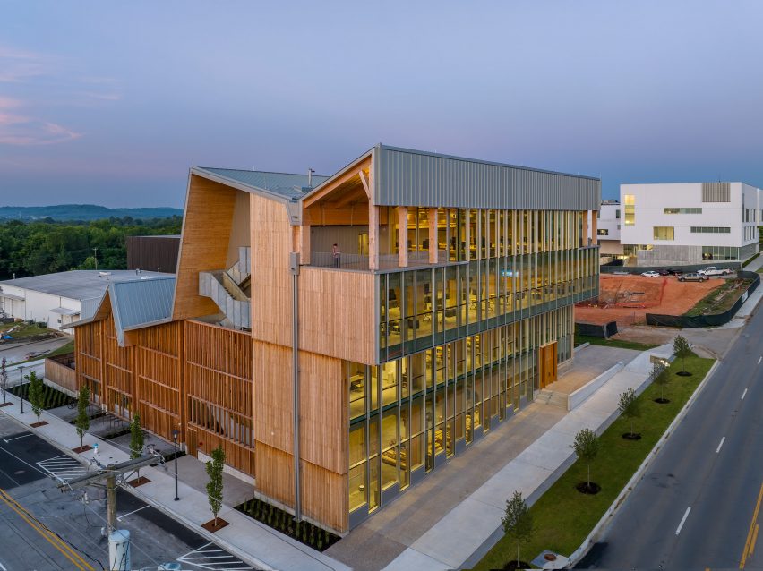 Anthony Timberlands Center for Design and Materials Innovation by Grafton Architects