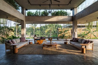 Interiors of a weekend home in Hyderabad by 23 Degrees Design Shift