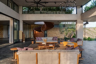 Interiors of a weekend home in Hyderabad by 23 Degrees Design Shift