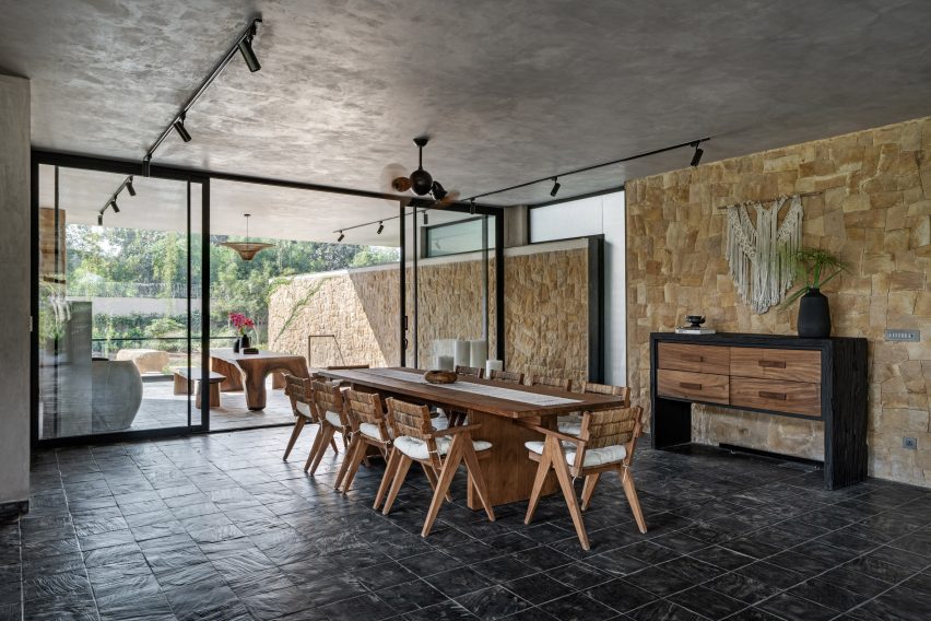 Interiors of a weekend home in Hyderabad by 23 Degrees Design Shift