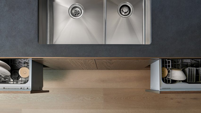 Top view of the benchtop