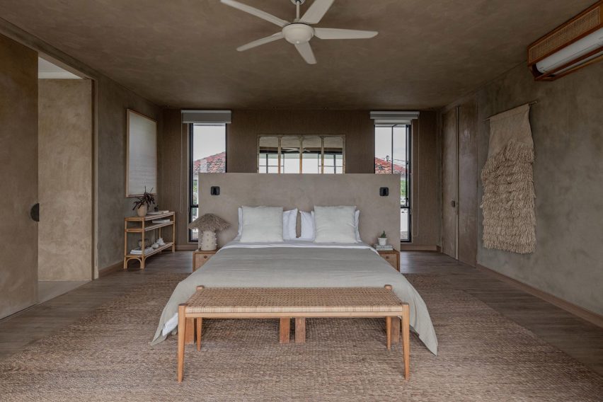 Bedroom in Bi Design House in Bali