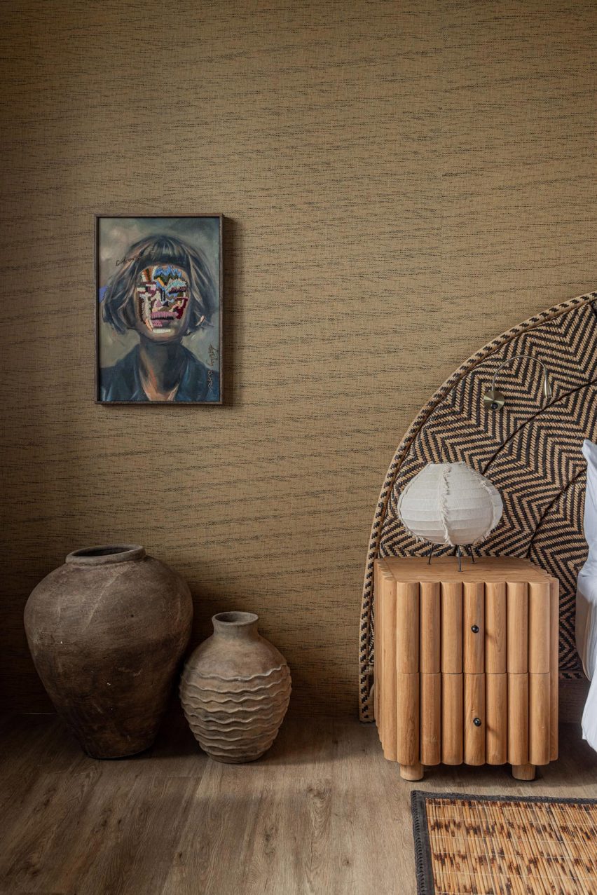 Bedroom in Bi Design House in Bali