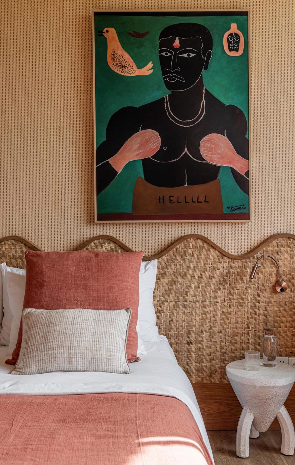 Bedroom in Bi Design House in Bali