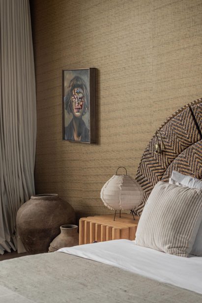 Bedroom in Bi Design House in Bali